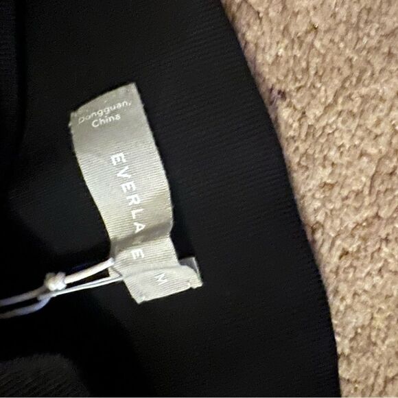 Everlane textured ribbed high rise flare pant M - Picture 6 of 9